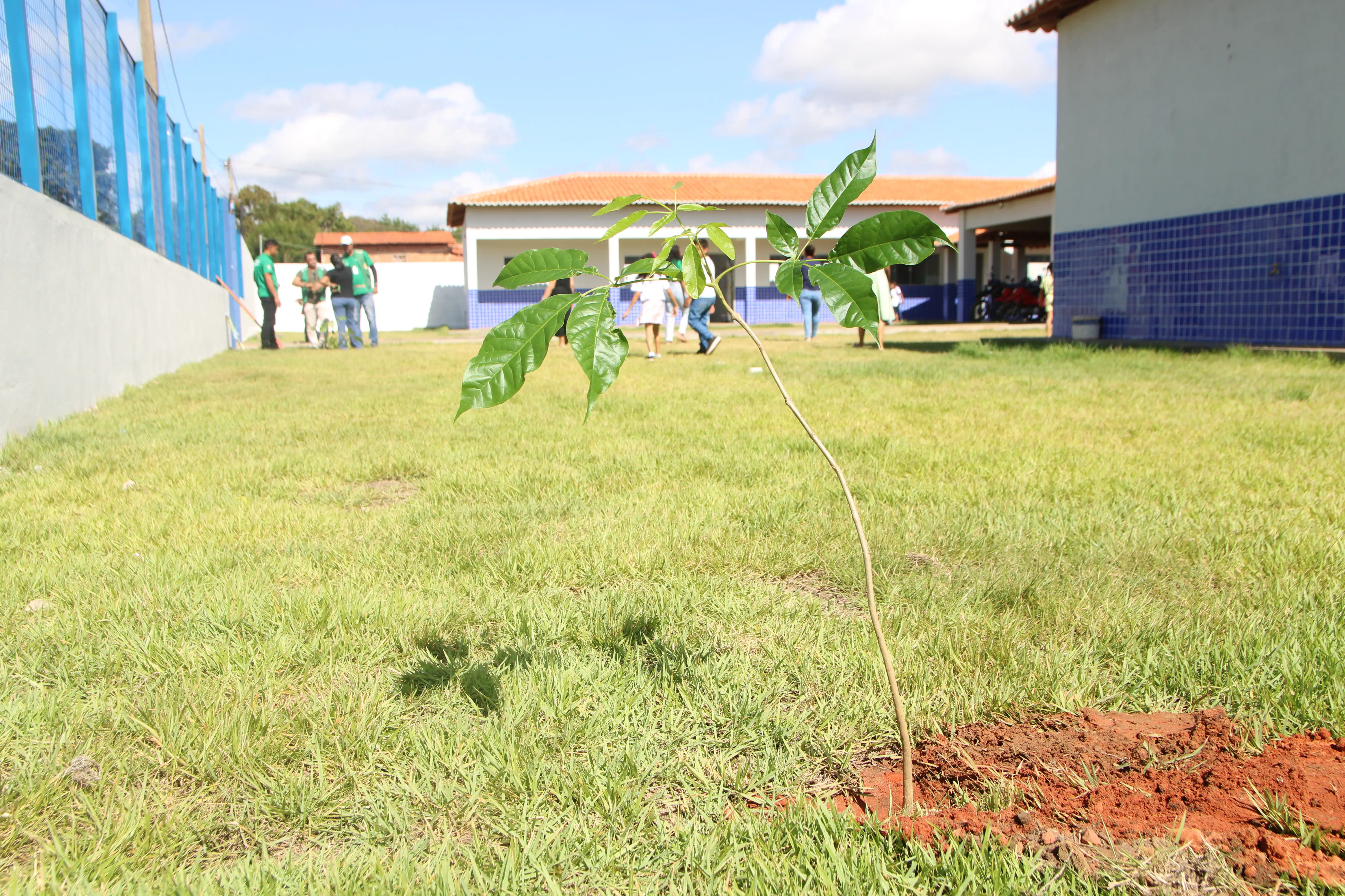 Foto 1 – Secretaria de Meio Ambiente leva consciência ecológica para estudantes de Matões