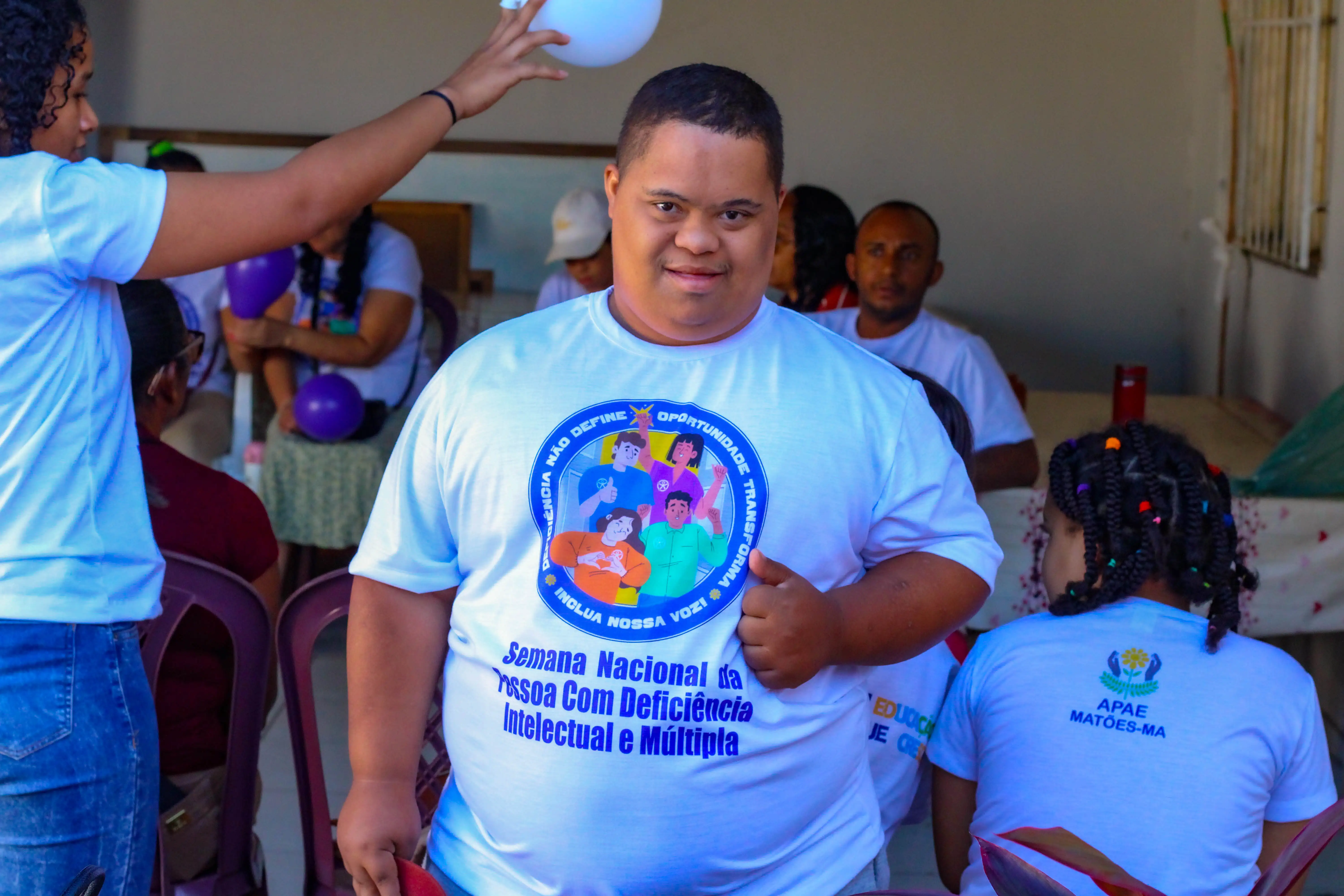 Foto 1 – Matões dá início à Semana Nacional da Pessoa com Deficiência Intelectual e Múltipla com caminhada especial